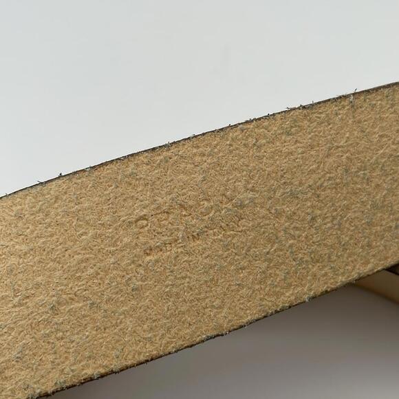 Prada - Classic Saffiano Made in Italy Oval Belt Buckle - Neutral Cream - 36 - Picture 5 of 8